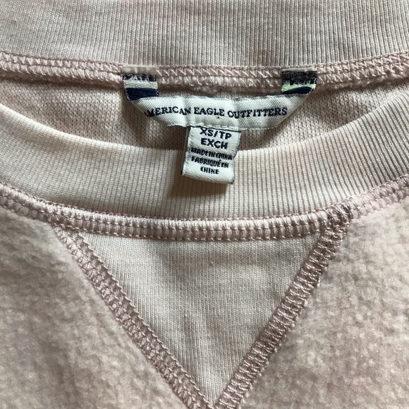 XS American Eagle Outfitters Pink Dip-Dyed Sweater - Picture 5 of 8